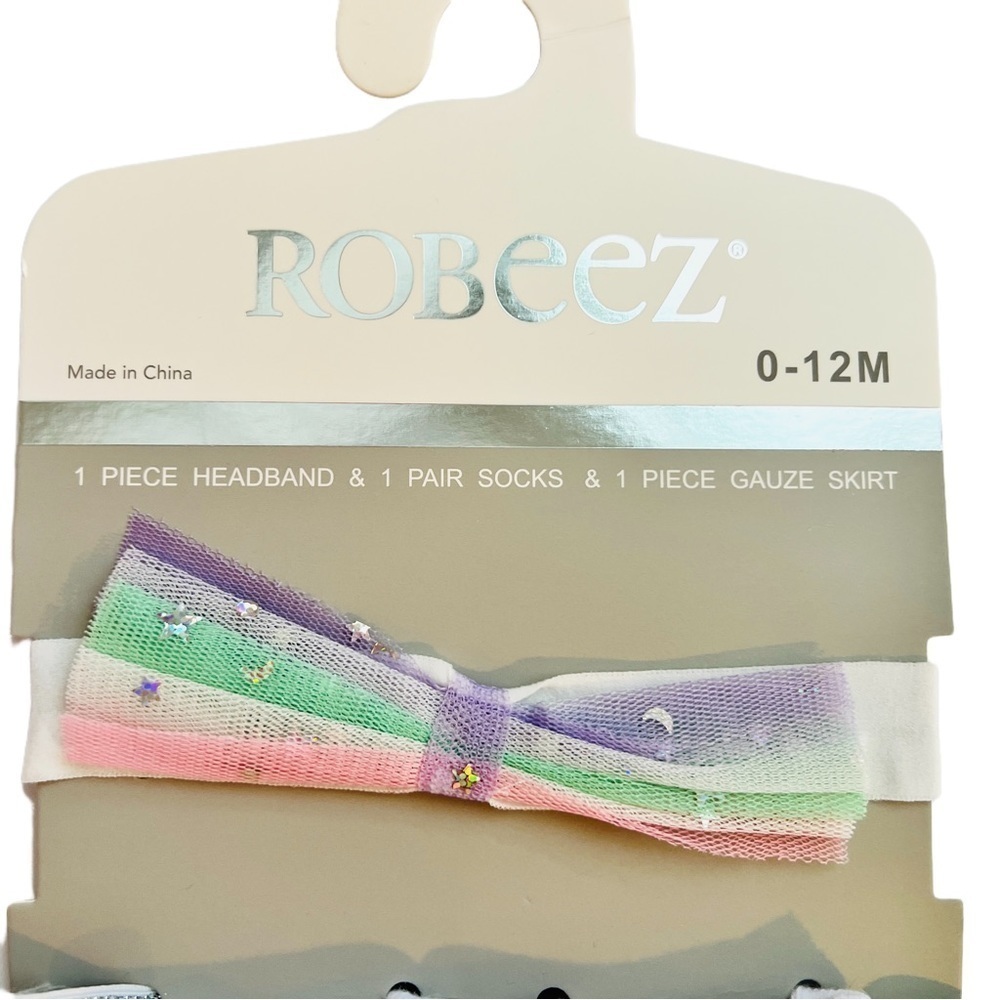 Robeez Baby Girl Star Tutu Matching Set - Picture 7 of 7